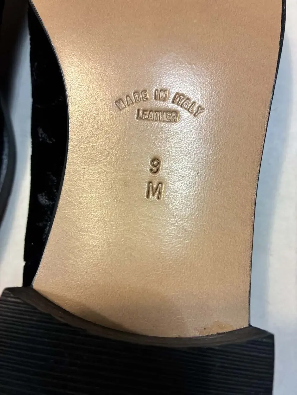 Yves Saint Laurent Black Floral Velvet Loafers Size 9 M